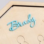 Personalised Wooden Family Names Key Holder for 2-6 Members Wall Mount Entryway Decor Housewarming Wedding Gift for Family Couple