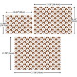 Personalized Christmas Hat Scarf Cartoon Dog Wrapping Paper with Name Festive Christmas Gift for Dog Lover