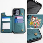 Personalisierte Cartoon Girl Glitter Bow Weihnachtsbaum Leder Flip Wallet Handyhülle mit Kartenhalter und RFID-Blockierung Geschenk für Familie Freund