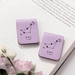Segnalibro magnetico in pelle PU personalizzato con nome e iniziale incisi regalo di compleanno per gli amanti dei libri