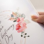 Henkilökohtainen Floral Peter Rabbit Spiral Ristiäiset Guest Book Clear PVC Linen Cover ja 80 tyhjää sivua Kaste Muisti lahja uusille vanhemmille