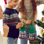 Personalized Christmas Tree Freestanding Wooden Money Holder with Text Christmas Gift for Kids Family