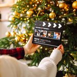 Henkilökohtainen Rolling Kuvat puinen koriste elokuva Clapperboard Design Vuosipäivä Ystävänpäivä Romanttinen lahja pariskunnalle