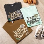 Personalised Local Sourdough Dealer Bread Crewneck T-shirt Sweatshirt with Text Bakery Gift for Baking Lovers