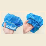 Tablier Réglable Personnalisé avec Nom et Personnage Thème de Noël Chapeau de Cuisine Inclus Cadeau pour les Garçons et les Filles