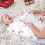 Personalized Childlike Nutcracker Fairy Ballet Girl Baby Security Blanket with Name and Dotted Backing Birthday Baby Shower Gift for Newborns