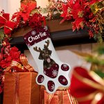 Personalisierte Katze Hund Pfote druckt Haustier Foto Weihnachten Strumpf mit Namen Weihnachtsbaum Dekoration Geschenk für Kinder Haustierliebhaber