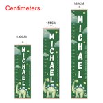 Personalisierte niedliche Dinosaurier Höhe messen Lineal mit Namen Nursery Baby Zimmer Dekoration Geburtstag Taufe Geschenk für Baby Kind