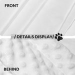 Personalizado lindo pata impresión suave manta con nombre cumpleaños regalo de Navidad para gato perro amante de las mascotas