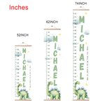 Personalisierte niedliche Dinosaurier Höhe messen Lineal mit Namen Nursery Baby Zimmer Dekoration Geburtstag Taufe Geschenk für Baby Kind