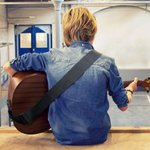 Gepersonaliseerde Verstelbare Oxford Gitaarriem en 12 stuks Plectrums met Geborduurde Naam Muziek Gear Accessoires Verjaardagsgeschenk voor Gitarist Muzikant