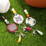 Personalizzato Glitter basket pallavolo perline sport cordino con nome Back to School regalo di apprezzamento per gli amanti dello sport Coach Team