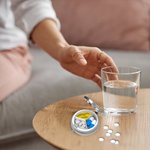 Personalized Dog Cat Medicine Bottle Round Mini Portable Pill Box with Name and Mirror Birthday Gift for Pet Lovers