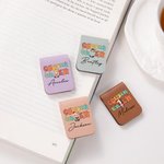Personalised Colourful Letter Cousin Crew Cartoon Magnetic Bookmark Clip with Name Reading Stationery Supplies Birthday Gift for Bookworms Book Lovers