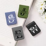 Segnalibro magnetico personalizzato con iniziale floreale e monogramma, con nome e cognome, regalo di compleanno per topi di biblioteca.