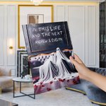 Personalized In This Life And The Next Ghost Art Print with Names Alternative Gothic Wall Decor Romantic Wedding Anniversary Gift for Couple