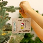 Porte carte d'argent personnalisé avec nom et fleur de naissance Cadeau de Noël pour la famille et les amis