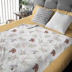 Personalized Flower Horse Soft Throw Blanket with Name Home Decor Birthday Baby Shower Gift for Babies