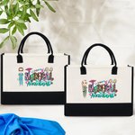 Personalized Cute Cartoon Medical Assistant Canvas Tote Bag Nurse Week Birthday Gift for Medical Assistant Nurse Doctor