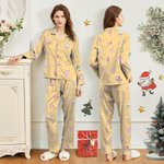 Personalisierte klassische Märchenfiguren weiche lange Ärmel Shirt Hose passende Pyjama-Set mit Namen Geburtstag Geschenk für Kinder Familie