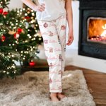 Personalised Childlike Nutcracker Fairy Ballet Girl Elastic Pyjama Pants with Name Multicolour Birthday Christmas Gift for Family Kids