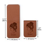 Personalizzato Bookshelf Girl Character Design Magnetic Bookmark Clip with Name Birthday Gift for Book Lover Bookworm (topo di biblioteca)