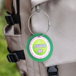 Henkilökohtainen Baseball Jalkapallo Ball Design Alumiini Bag Tag kanssa Monogram nimi ja numero Syntymäpäivä Game Day lahja Sports Lovers Urheilijat