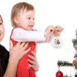 Ornement personnalisé en céramique pour arbre de Noël avec nom et année Décoration de vacances Douceur de bébé Premier cadeau de Noël pour bébé fille