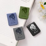 Personalizzato Bookshelf Girl Character Design Magnetic Bookmark Clip with Name Birthday Gift for Book Lover Bookworm (topo di biblioteca)