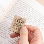 Livre Fantasy Dragon Velaris Sword Design Clip Signet Magnétique avec Nom Cadeau d'Anniversaire pour Amoureux du Livre Bookworm