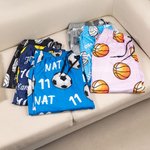 Personalizado Fútbol Pickleball Deportes agradable a la piel transpirable Casual Pijama Pantalones con Número Nombre Equipo Cumpleaños Regalo para los amantes del deporte