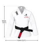 Personalisiertes BJJ Brazilian Jiu-Jitsu-Gi Acryl Ornament mit Text Weihnachtsbaumschmuck Team Geburtstag Geschenk für Jiu-Jitsuka Kämpfer