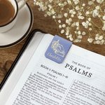 Gepersonaliseerde Bijbel Boek Bloem Kruis Magnetische Lederen Bladwijzer Clip met Naam Verjaardag Kerstcadeau voor Bibliothecaris Christian Book Lover