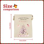 Personalised A Magical Christmas Delivery Pink Fairy Drawstring Bag with Name Christmas Gift for Girls