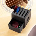 Personalised 3D Printing Retro Guitar Amp Shape Guitar Picks Holder Plectrum Storage Box with Name Birthday Gift for Musician Guitar Player