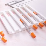 Personalised 3D Printed Injector Neurotoxin Botox Syringe Holder Tray with 5-8 Slots and Text Cosmetic Procedure Tool Gift for Aesthetic Practitioner