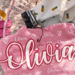 Personalised Oversized Heart Name Beach Towel Quick Dry Summer Holiday Essentials Birthday Beach Party Gift for Kids Family