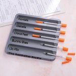 Personalised 3D Printed Injector Neurotoxin Botox Syringe Holder Tray with 5-8 Slots and Text Cosmetic Procedure Tool Gift for Aesthetic Practitioner