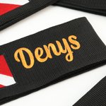 Personalised Embroidered Name Dive Flag Design Scuba Tank Strap with Hook and Loop Diving Accessories Birthday Gift for Diving Enthusiast