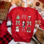 Personalisierte Schneemann Coquette Bogen Cartoon Charakter Sweatshirt T-Shirt mit Namen Geburtstag Weihnachten Geschenk für Frauen Mädchen