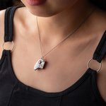 Gepersonaliseerde Gamepad Magnetische Hanger Halsketting met Gegraveerde Initialen Valentijnsdag Cadeau voor Game Koppel
