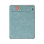 Personalised Birth Flower Name Magnetic Leather A4 Clipboard with Pen Holder Loop for Office School Writing Birthday Gift for Teacher Student Nurse