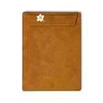 Personalised Birth Flower Name Magnetic Leather A4 Clipboard with Pen Holder Loop for Office School Writing Birthday Gift for Teacher Student Nurse