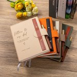Journal de bord A5 personnalisé avec stylo en bois Cadeau de fête des pères Cadeau de fête des mères pour maman papa