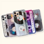 Personligt Vintage Audio Cassette Tape Phone Case 80'S Retro Style Mixtape Case Julklapp för alla iPhone-modeller
