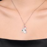 Collier d'arbre de Noël personnalisé avec 1-5 pierres de naissance et noms gravés Bijoux de famille Cadeau d'anniversaire de Noël pour les femmes