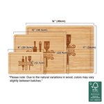 Personalised Engraved Cooking Tool Name FSC Bamboo Charcuterie Chopping Board with Juice Groove Housewarming Wedding Gift for Family Friend