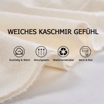 Personalisierter  Weicher Wortwolke Schneeflocke Schal mit Namen Initiale Farbvarianten Geburtstag Weihnachten Geschenk für Familie Freunde
