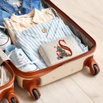 Sac de maquillage en cuir avec nom Cadeau de Noël pour la famille et les enfants 2