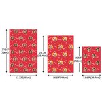 Personalized Classic Snowflake Holiday Face Photo Wrapping Paper Christmas Birthday Gift for Family
